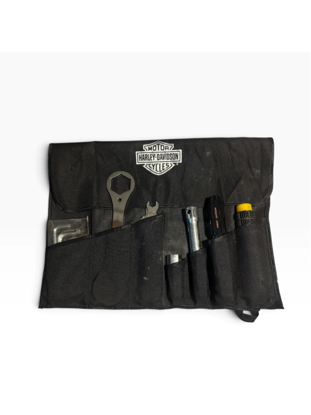 Harley-Davidson Tool Roll Kit One Size Black Silver Genuine Oem Motorcycle Tools